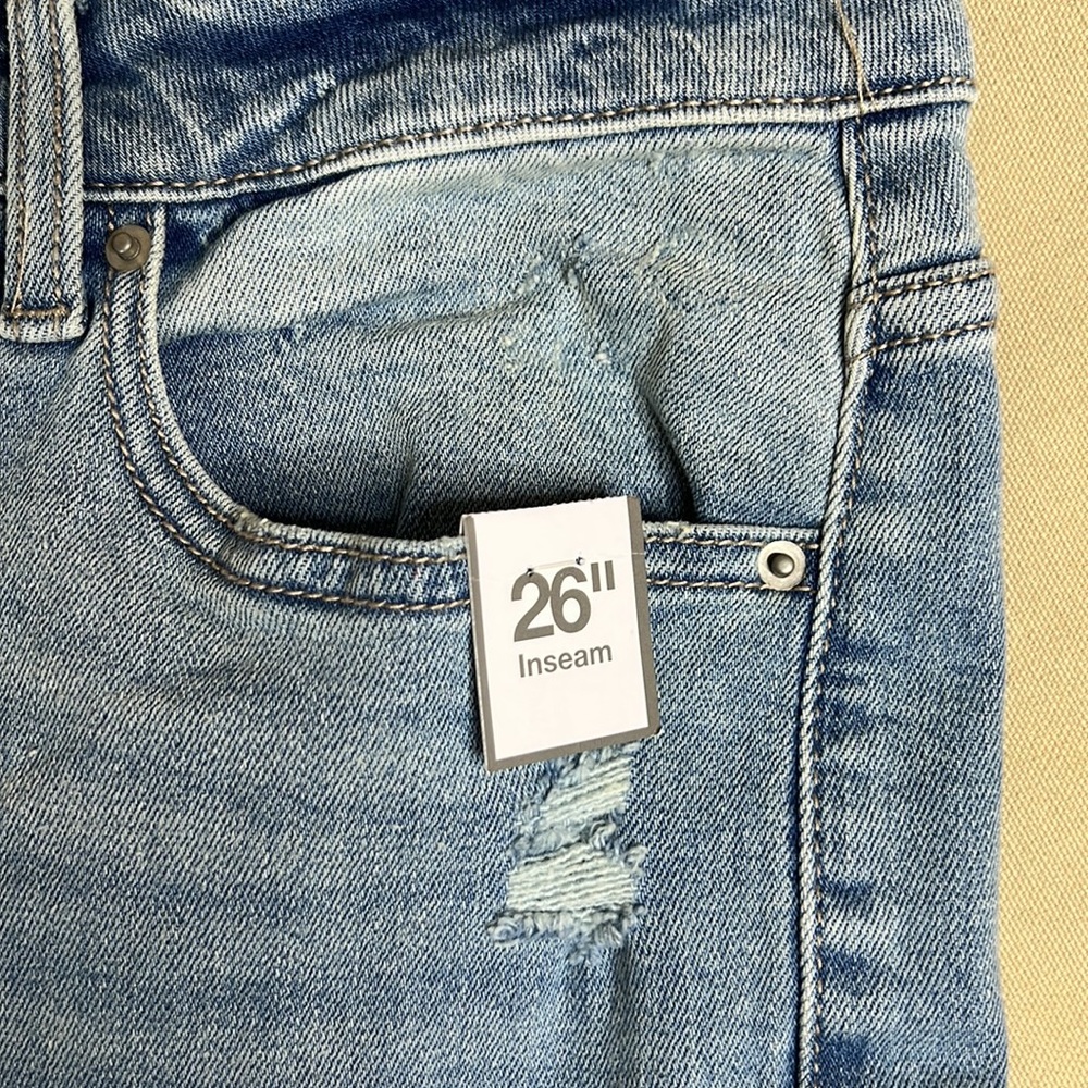 👖NWT Time & Tru Mid-Rise Slim Jeans - Picture 8 of 13
